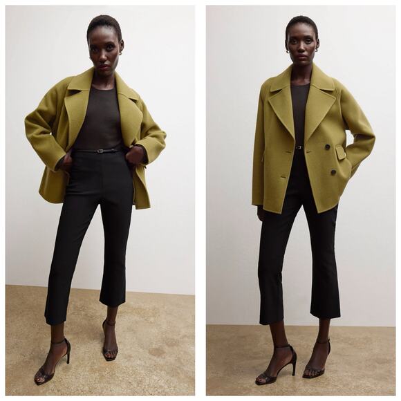 M.M. Lafleur The Kick Flare Foster Pant - Eco PowerStretch Size 10 Black Chic - Picture 8 of 12